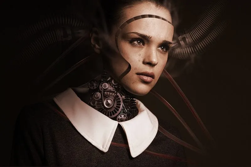 Cyborg woman